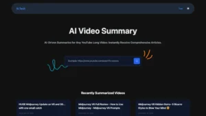 AI Video Summary – Youtube thumbnail