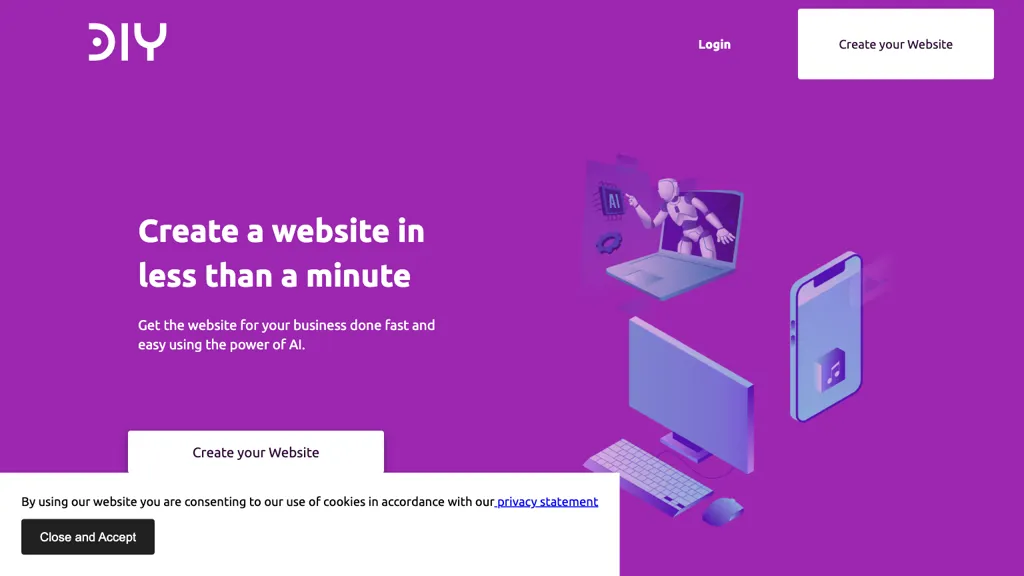 DIY AI Website Builder thumbnail