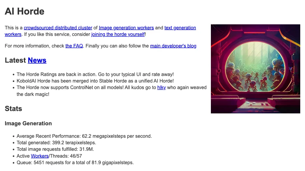 Stable Horde thumbnail